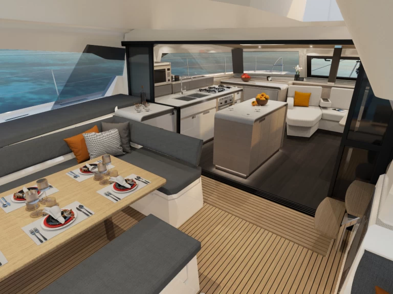 Verhuur Catamaran Fountaine Pajot met vaarbewijs