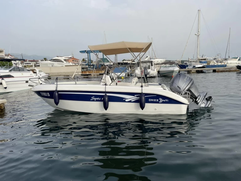 Verhuur Motorboot in Barbat - Orizzonti Syros 190