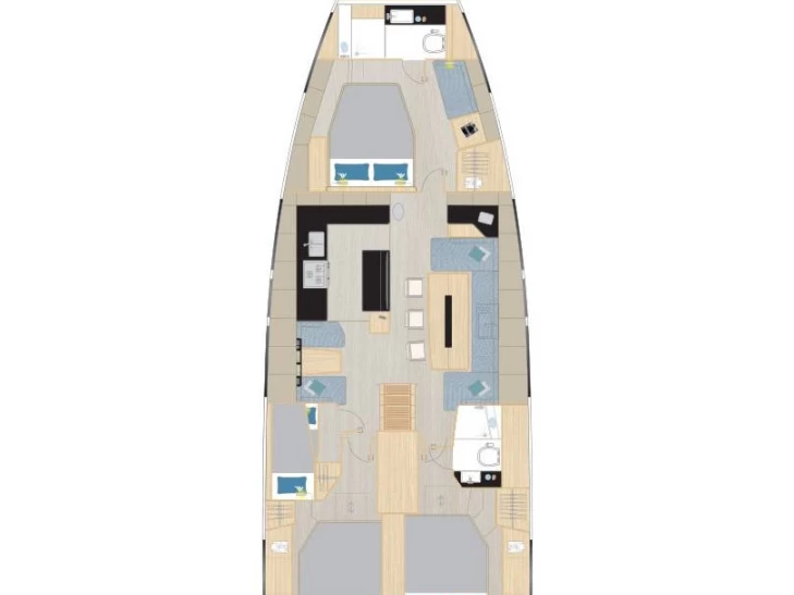 Verhuur Zeilboot Hanse met vaarbewijs