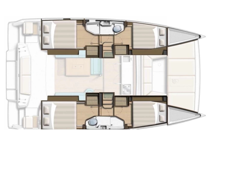 Huur Catamaran met of zonder schipper Bali in Nydri