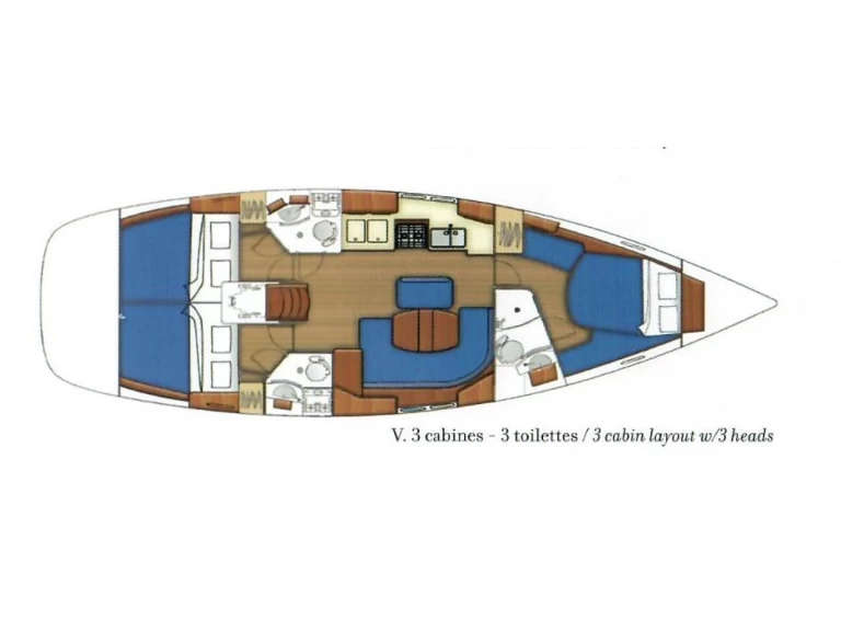 Verhuur Zeilboot Bénéteau met vaarbewijs