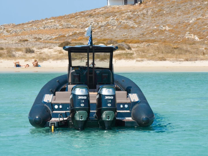 Huur RIB met of zonder schipper Technohull in Órmos Bay