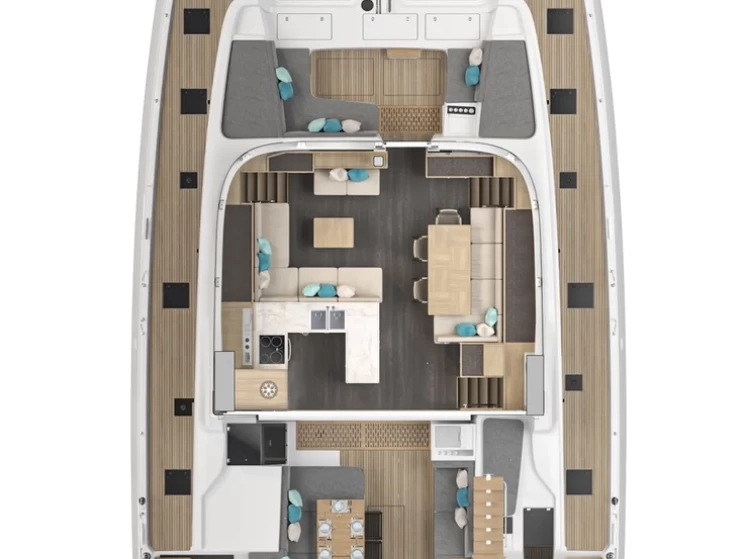 Verhuur Catamaran in Cugnana Verde - Lagoon Lagoon 60