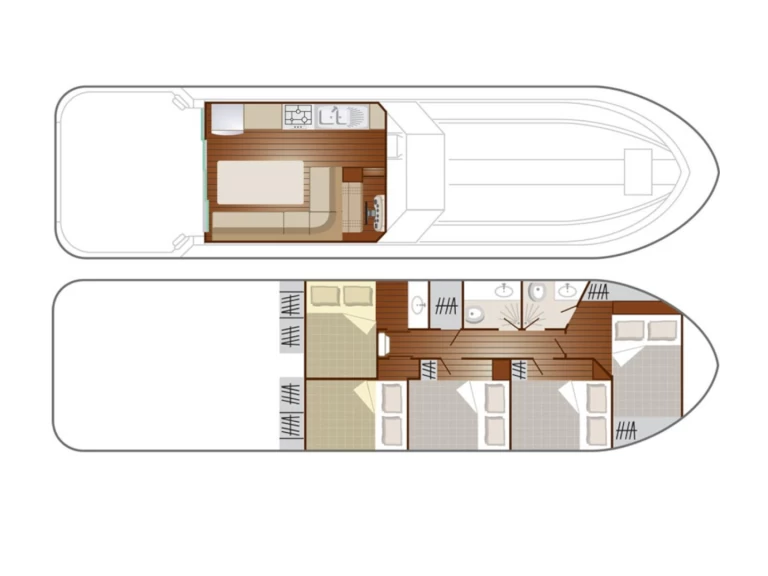 Jachthuur in Sablé-sur-Sarthe - Nicols Yacht Confort Groupe XL 8-12 p. via SamBoat