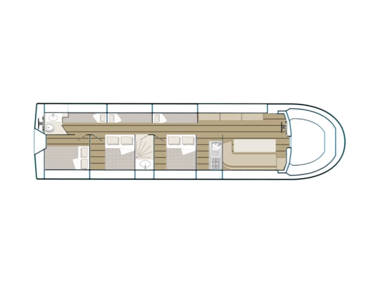 Huur een Nicols Yacht Classic Groupe 6-11 p. in Sablé-sur-Sarthe