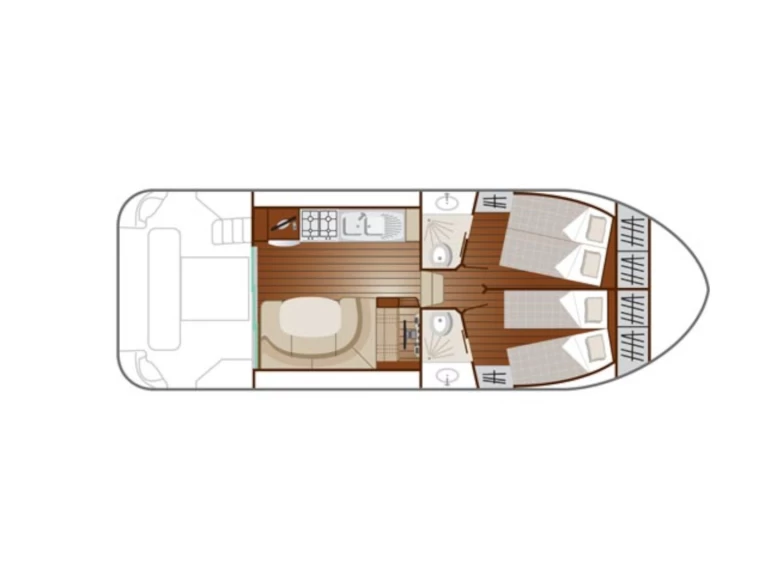 Nicols Yacht Premium Family 4-6 p. te huur van particulier of professional in Sablé-sur-Sarthe