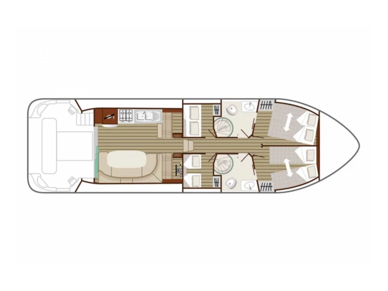 Huur een Nicols Yacht Premium Groupe 8-10 p. in Grez-Neuville