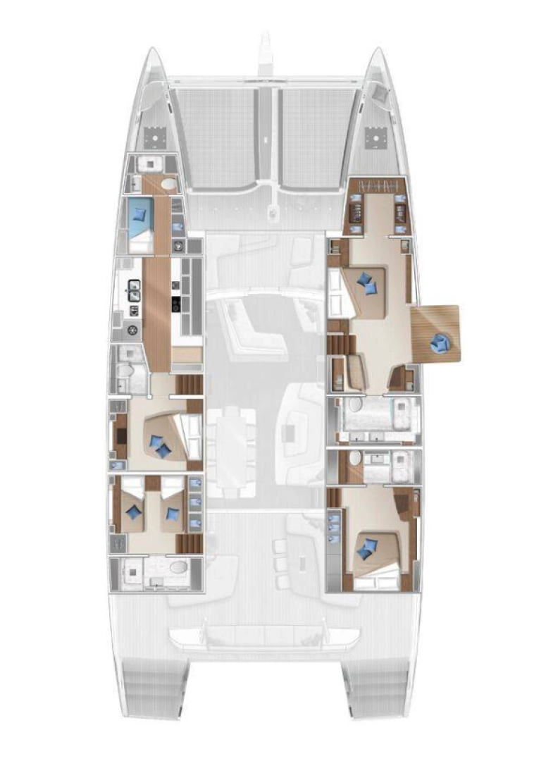 Bootverhuur Lagoon Lagoon 77 in Ajaccio via SamBoat