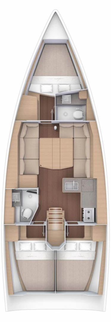 Dufour Dufour 390 te huur van particulier of professional in Trogir