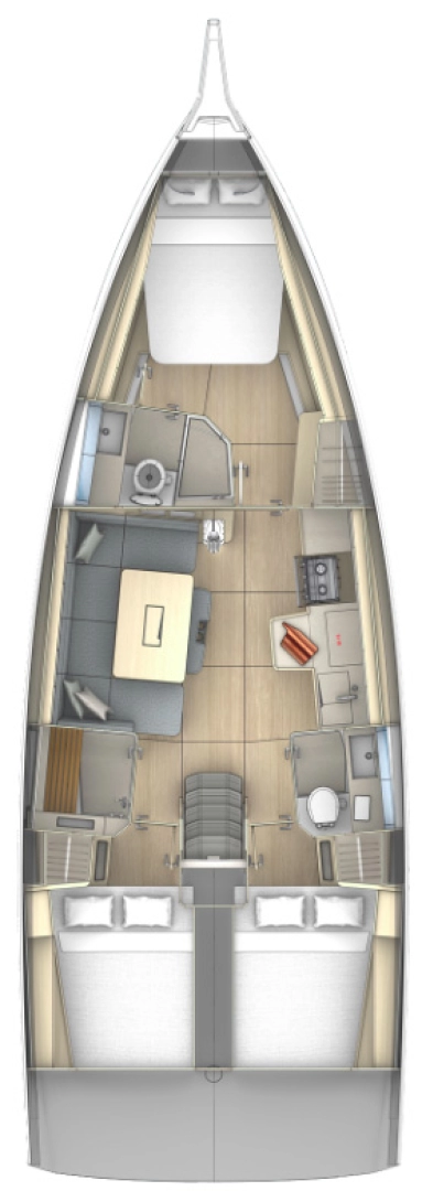 Verhuur Zeilboot Dufour met vaarbewijs