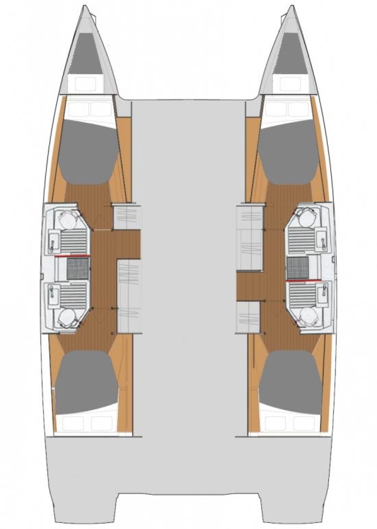 Huur een Fountaine Pajot Astrea 42 in Murter-Kornati