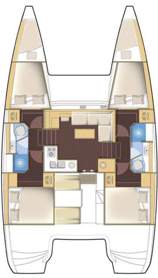 Huur Catamaran met of zonder schipper Lagoon in Šibenik