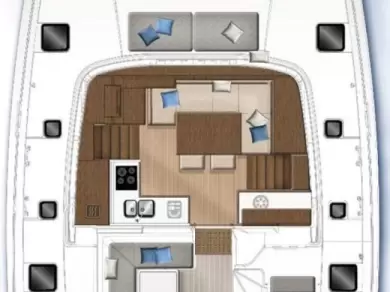 Verhuur Catamaran Lagoon met vaarbewijs