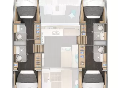 Bootverhuur Lagoon Lagoon 43 in Šibenik via SamBoat