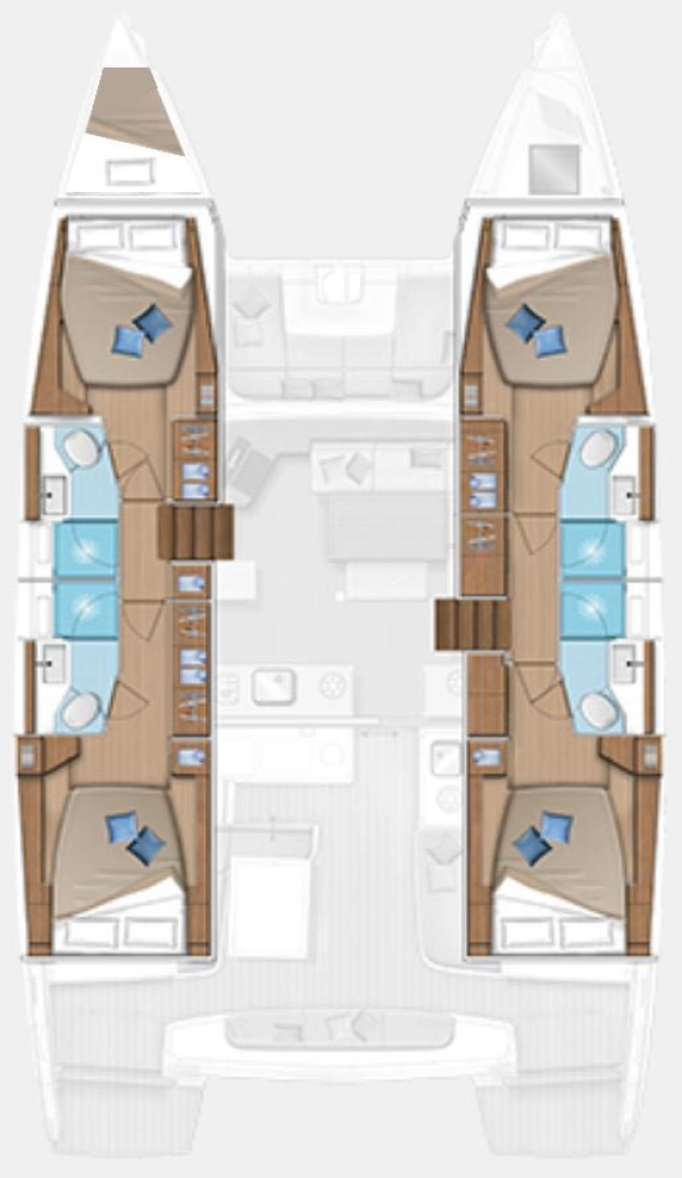 Bootverhuur Göcek goedkoop Lagoon 46