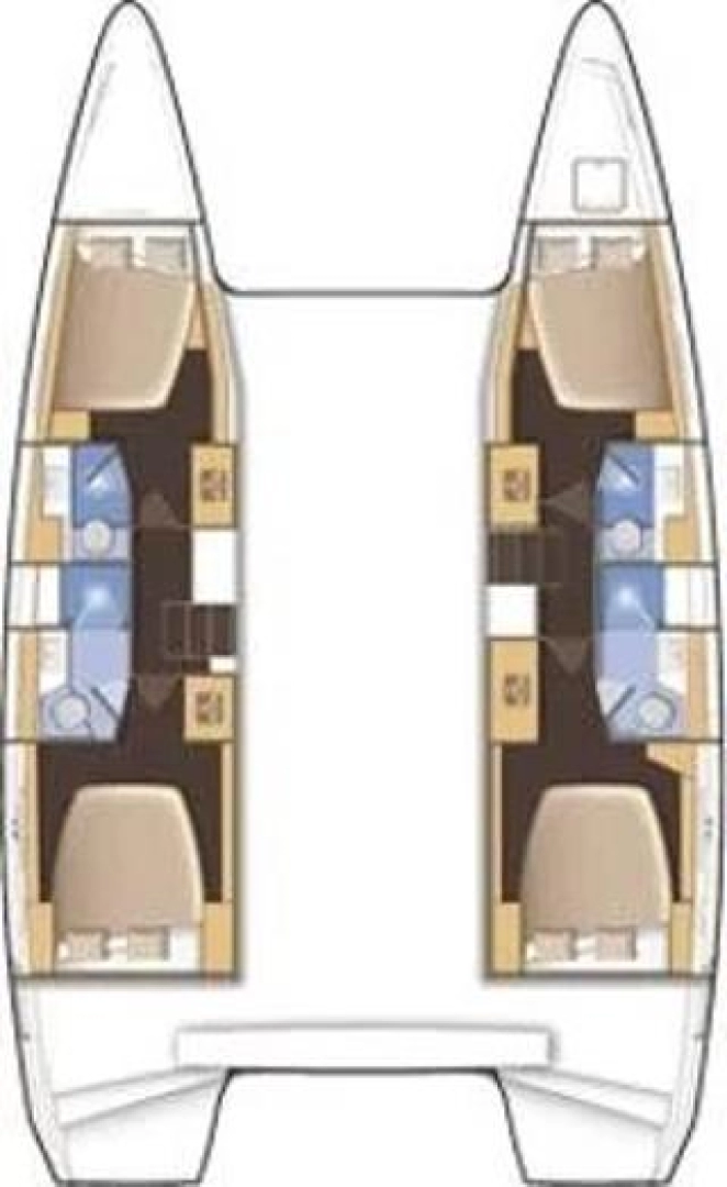 Verhuur Catamaran Lagoon met vaarbewijs