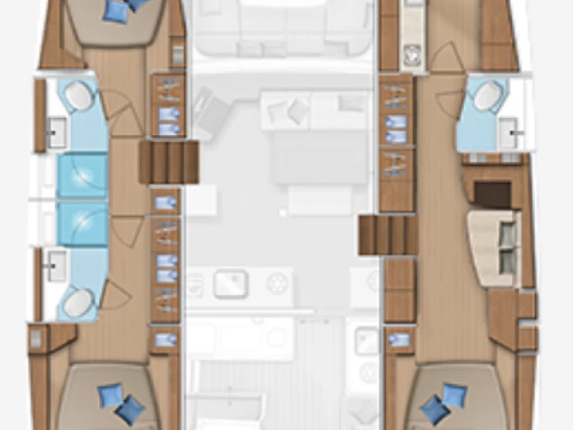 Huur een Lagoon Lagoon 46 in Portocolom