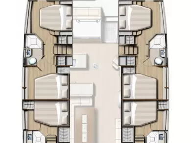 Verhuur Catamaran in Road Town - Bali Bali 5.4