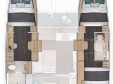 Huur een Lagoon Lagoon 38 - 3 + 2 cab. in Ellinikó