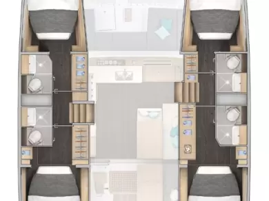 Verhuur Catamaran in Palma de Mallorca - Lagoon Lagoon 43