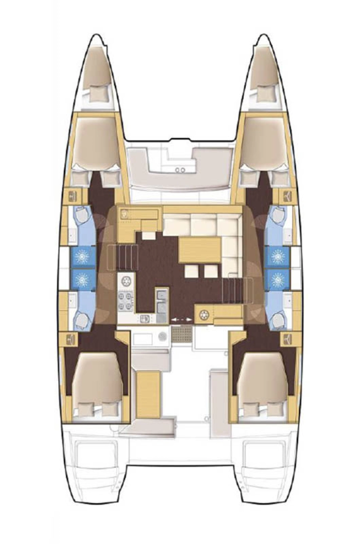 Lagoon Lagoon 450 F te huur van particulier of professional in Road Town
