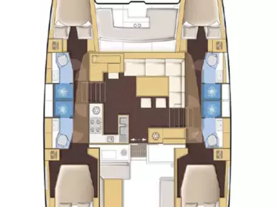 Lagoon Lagoon 450 F te huur van particulier of professional in Road Town