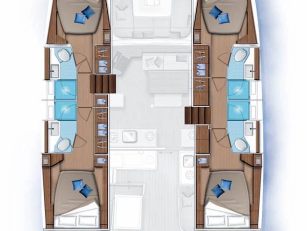 Lagoon Lagoon 46 te huur van particulier of professional in Road Town