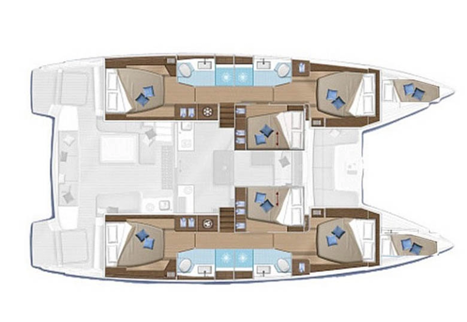 Verhuur Catamaran in Road Town - Lagoon Lagoon 50