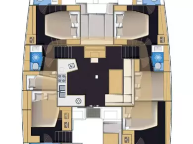 Jachthuur in Ellinikó - Lagoon Lagoon 52 F via SamBoat