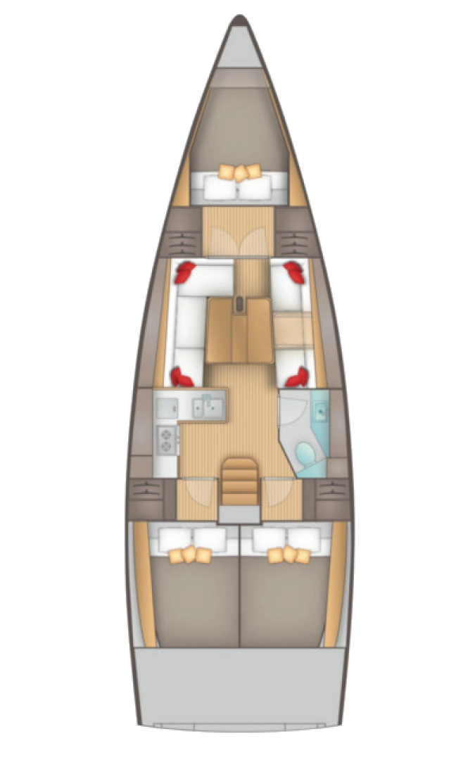 Verhuur Zeilboot in Kaštela - Salona Salona 380