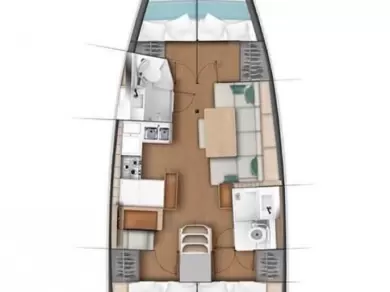 Bootverhuur Lávrio goedkoop Sun Odyssey 440