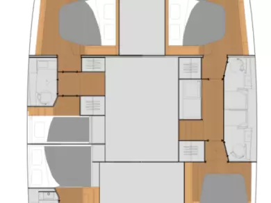 Verhuur Catamaran Fountaine Pajot met vaarbewijs