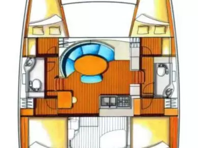 Verhuur Catamaran Lagoon met vaarbewijs