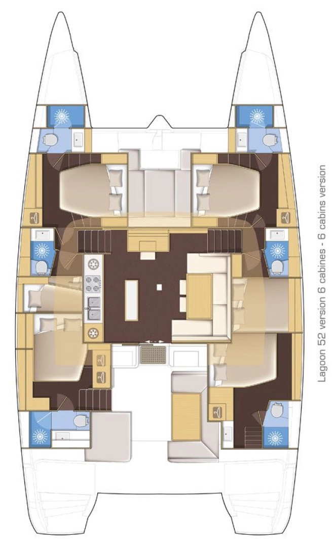 Verhuur Catamaran in Álimos - Lagoon Lagoon 52