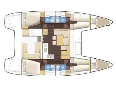 Huur Catamaran met of zonder schipper Lagoon in Sukošan