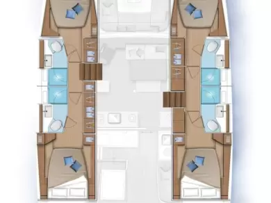 Huur een Lagoon Lagoon 46 in Göcek