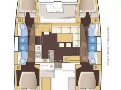 Verhuur Catamaran Lagoon met vaarbewijs