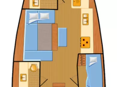 Huur een Dufour Dufour 430 in Pula