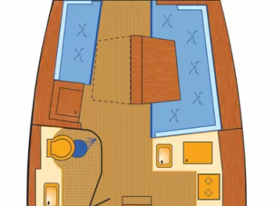 Verhuur Zeilboot Hanse met vaarbewijs