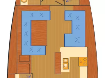 Verhuur Zeilboot in Biograd na Moru - Hanse Hanse 588