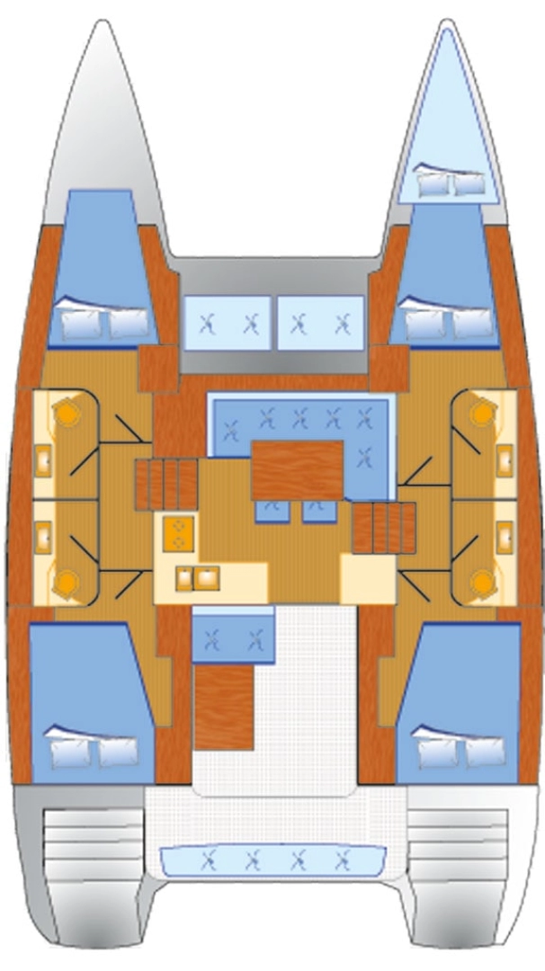 Huur Catamaran met of zonder schipper Lagoon in Pula