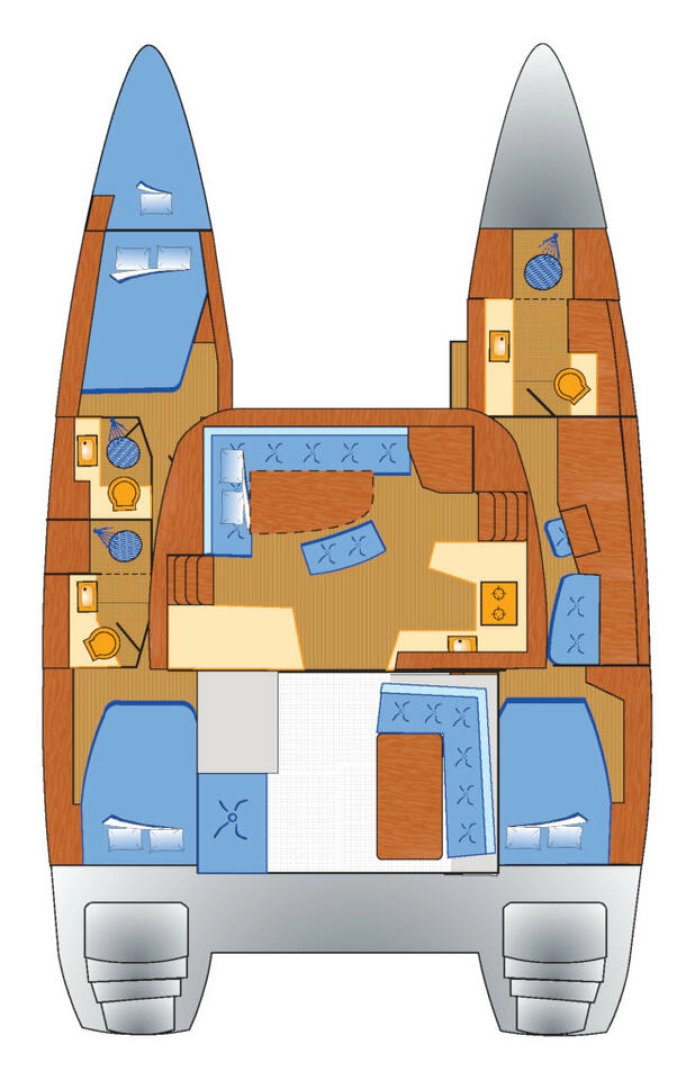 Catamaran te huur in Biograd na Moru voor de beste prijs