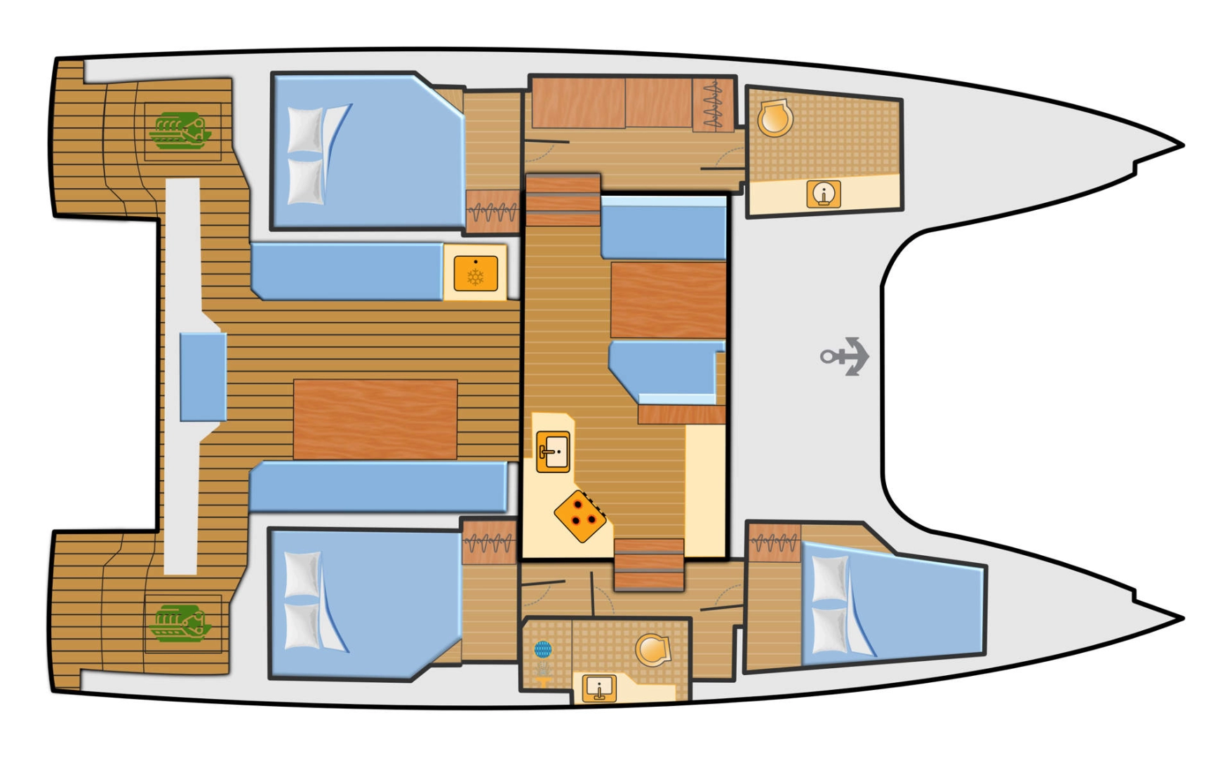 Huur een Nautitech Nautitech 40 in Rogoznica