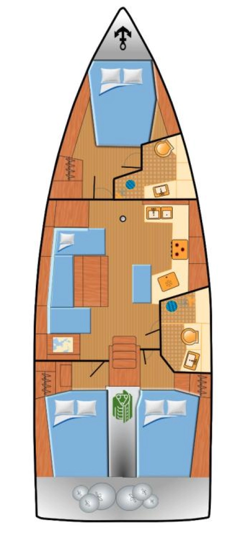 Bénéteau Oceanis 40.1 te huur van particulier of professional in Punat