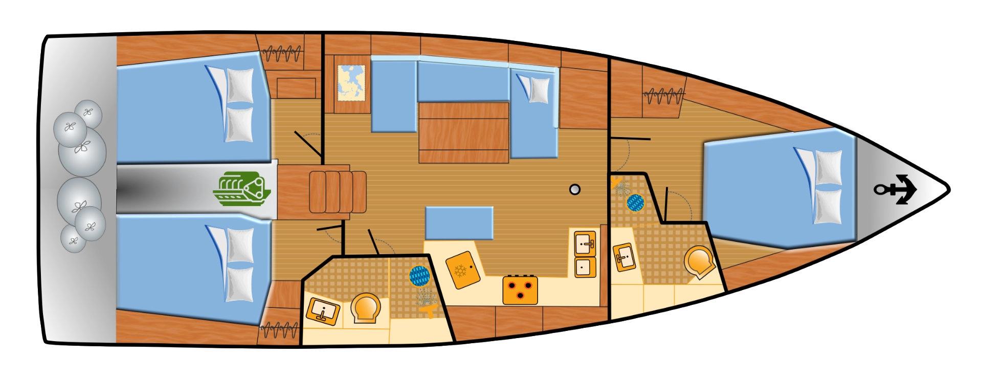 Huur een Bénéteau Oceanis 40.1 in Rogoznica