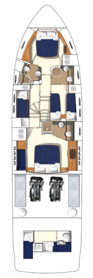 Huur een Princess Princess 62 in Podstrana