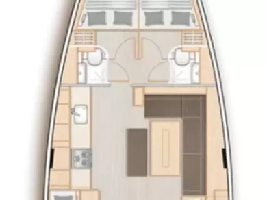 Verhuur Zeilboot in Biograd na Moru - Hanse Hanse 508