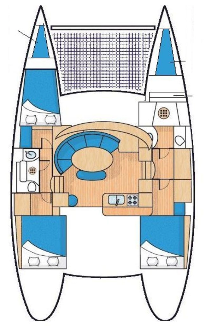 Huur Catamaran met of zonder schipper Lagoon in Biograd na Moru