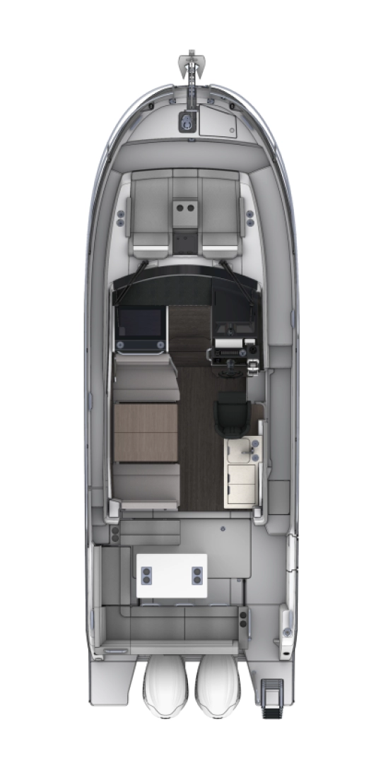 Verhuur Motorboot in Biograd na Moru - Jeanneau Merry Fisher 895 Serie2