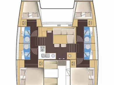 Huur Catamaran met of zonder schipper Lagoon in Punat